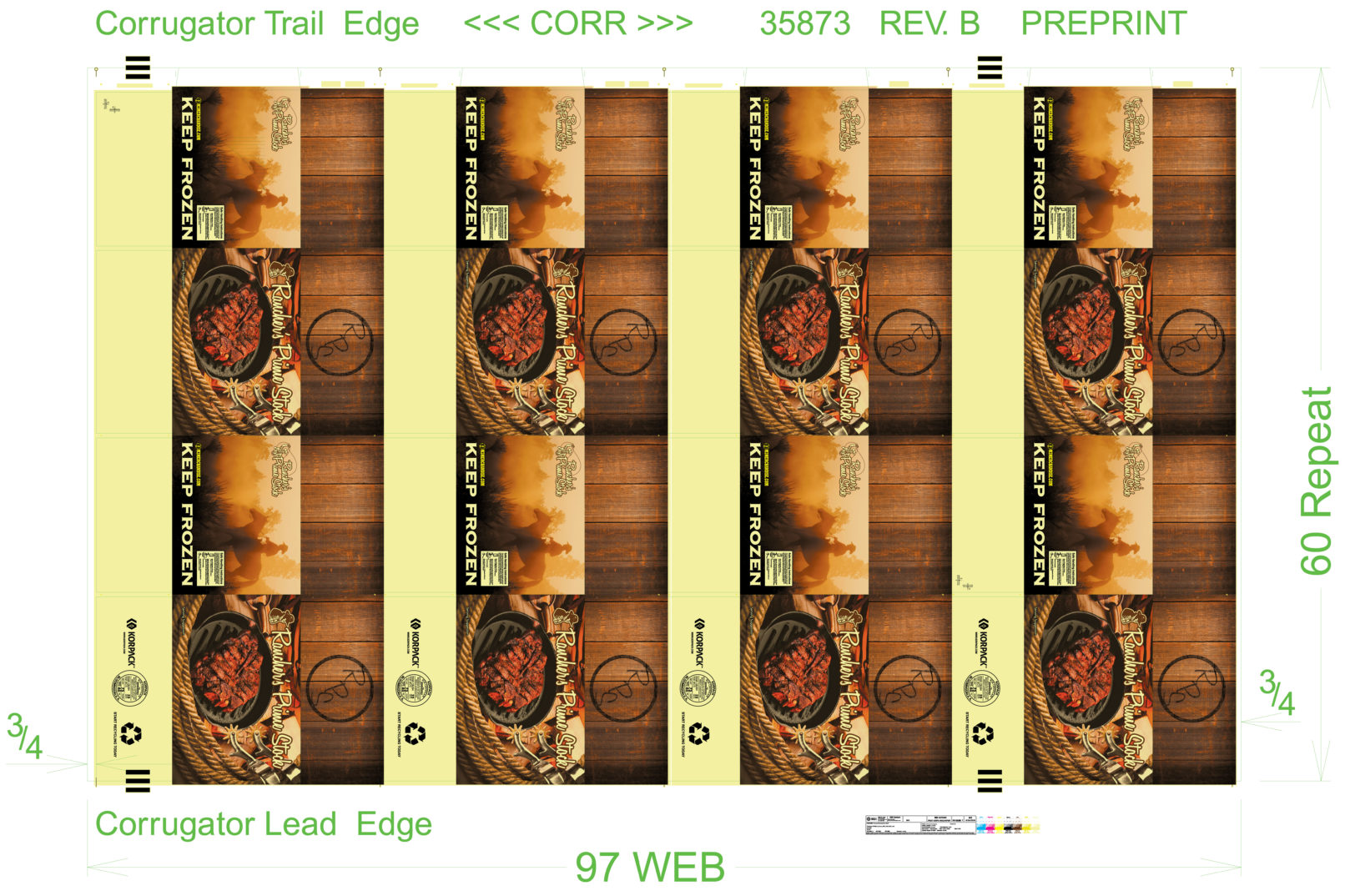 Korpack project web layout